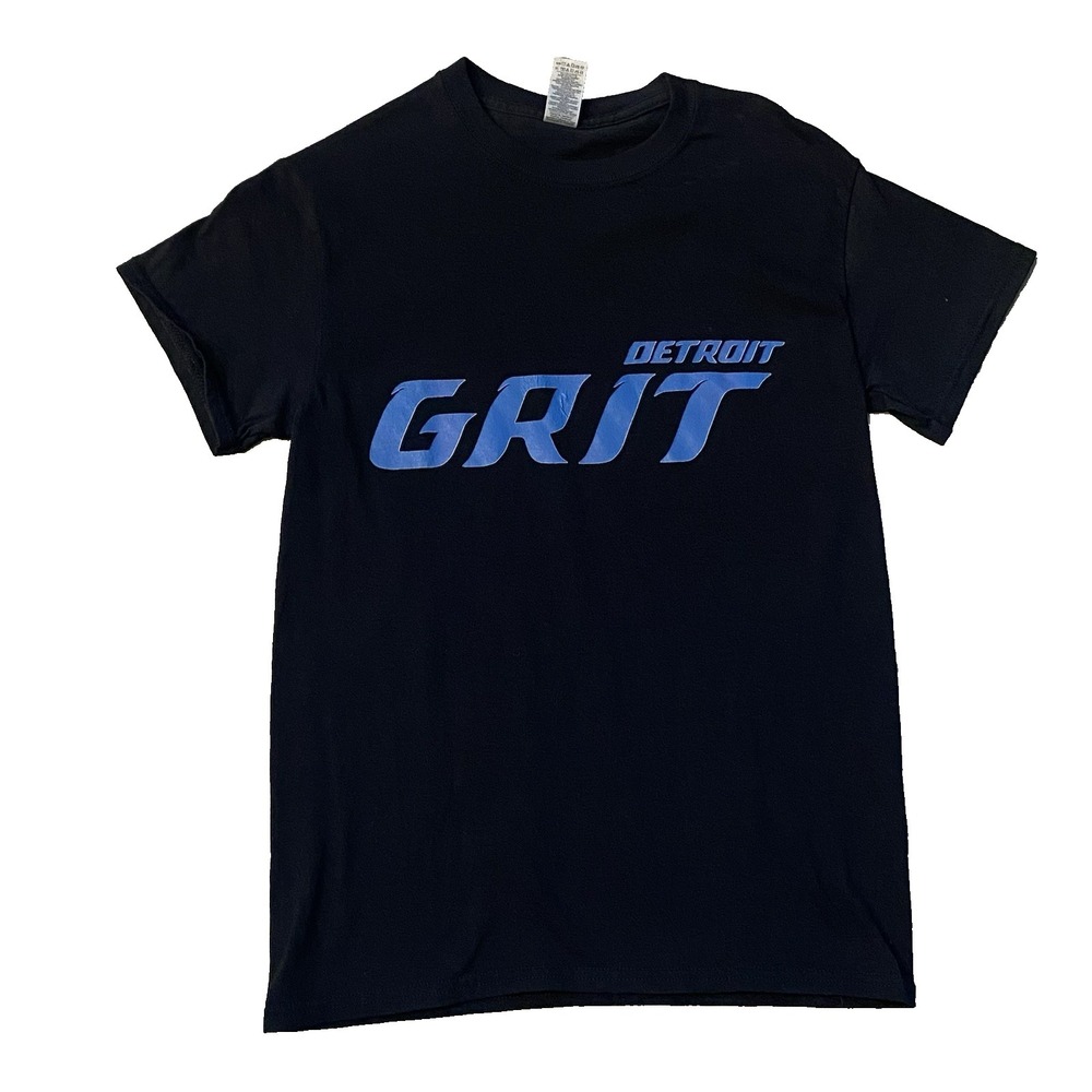 Detroit Lions Grit Gildan Men's Short Sleeve T-Shirt Black Small